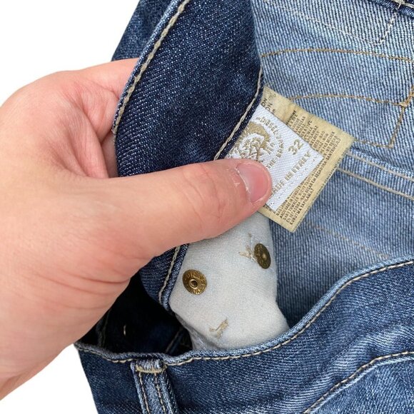 Vintage 2002 Diesel Jeans Size 32 Cardiel Blue - Picture 8 of 9